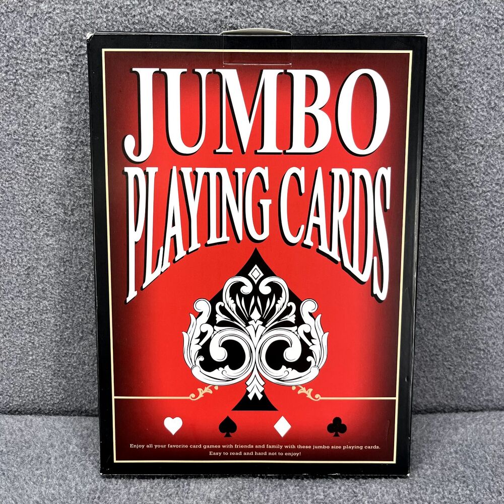 Jumbo Playing cards Deck Poker‎ Giant Games party